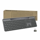 Logitech Signature Slim Solar+ K980 for Business, Wireless Keyboard, Quiet Typing, Secure Receiver, Bluetooth, Windows, Mac - Graphite