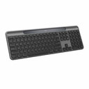 Logitech Signature Slim Solar+ keyboard for Mac, solar and artificial light powered, durable battery that lasts up to 10 years, customizable keys, Bluetooth, Graphite