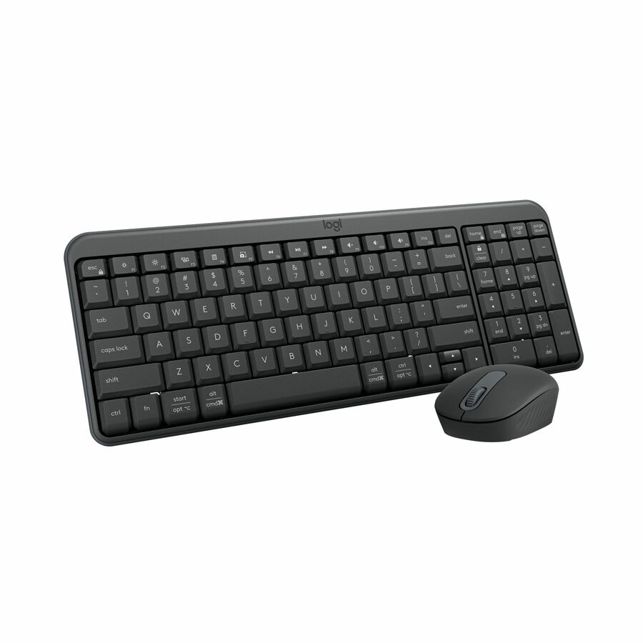 Logitech MK250 Bluetooth Wireless Mouse and Keyboard Combo: Fast & Easy Connectivity, Compact Wireless Keyboard, Ambidextrous Mouse (Graphite)