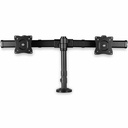 StarTech Desk-Mount Dual-Monitor Arm, For up to 27"(17.6lb/8kg) Monitors, Low Profile Design, Clamp/Grommet Mount, Dual Monitor Mount