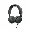 Logitech Zone Wired 2 - Noise-Canceling Headset with Adaptive Hybrid ANC, USB-C with USB-A adapter, Graphite
