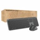 Logitech Signature Slim MK955 for Business Wireless Keyboard and Mouse Combo, Quiet Typing, Secure Receiver - Graphite