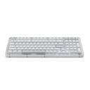 Logitech Alto Keys K98M Wireless Mechanical Keyboard, Customizable Keyboard with Vibration Absorbing Gasket, Backlit Keys, Off-white
