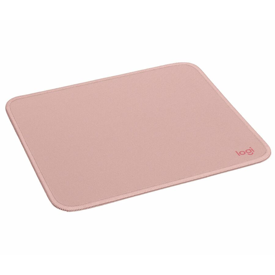 Logitech Mouse Pad - Studio Series, Computer Mouse Mat with Anti-slip Rubber Base, Spill-Resistant Surface, Darker Rose