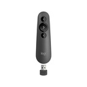 Logitech R500s Laser Presentation Remote, Bluetooth, USB-A Receiver, Presentation Clicker with Laser Pointer (Class 1) for Powerpoint, Keynote, Google Slides
