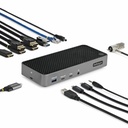 StarTech USB-C Triple Monitor Docking Station - Triple 4K HDMI/DP USB-C Dock - 5x USB Hub - GbE - 100W PD - Universal / Multi Monitor