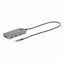 StarTech USB-C Triple-Monitor Multiport Adapter, HDMI & DisplayPort, 3x 10Gbps USB Hub, PD Pass-Through, GbE, Travel Docking Station