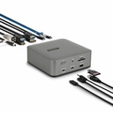 StarTech Thunderbolt 5 Universal Docking Station, Multi-Display Hub, 8K 60Hz / 4K 144Hz, 120Gbps Bandwidth Boost, 140W PD, USB 10Gbps