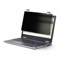 StarTech 17-inch 16:10 Flip-Up Privacy Screen with Touch, Anti-Glare Blue Light Filter, Laptop Monitor Screen Protector