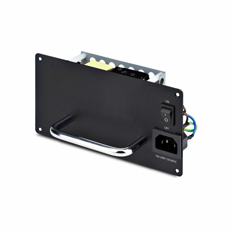 StarTech Redundant Power Supply Unit for MCM15-MEDIA-CHASSIS, 130W AC, 100-240V Input, Tool-Free, Hot-Swappable, Fanless Cooling, TAA