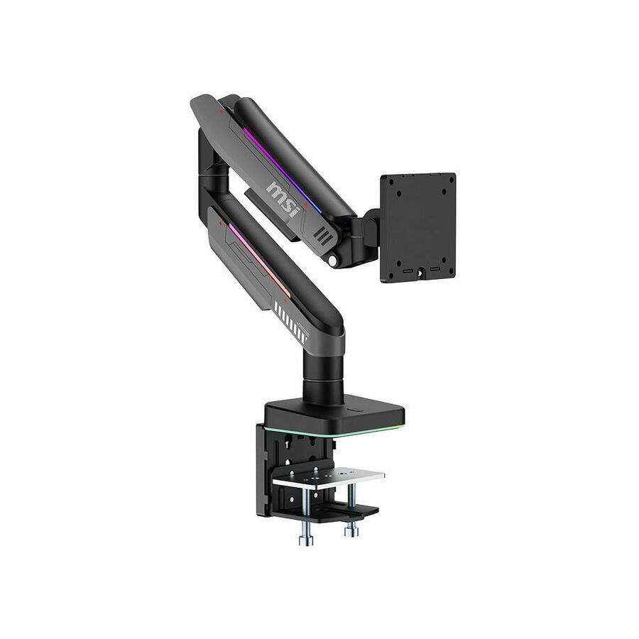 MSI Mounting Arm for Monitor, Display - Matte Black, Painted Gray - Horizontal