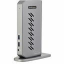 StarTech USB-C USB-A Dock - Hybrid Universal USB 3.0 Laptop Docking Station - Dual Monitor 4K 60Hz HDMI/DisplayPort - 6xUSB Type-A/GbE