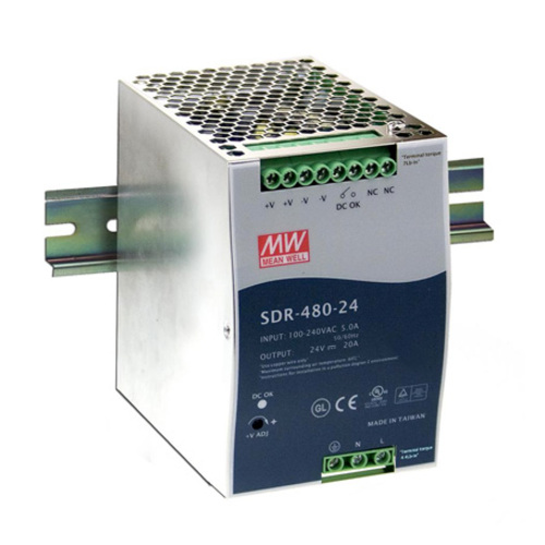 B+B SmartWorx 480W Single Output Industrial DIN RAIL With PFC Function