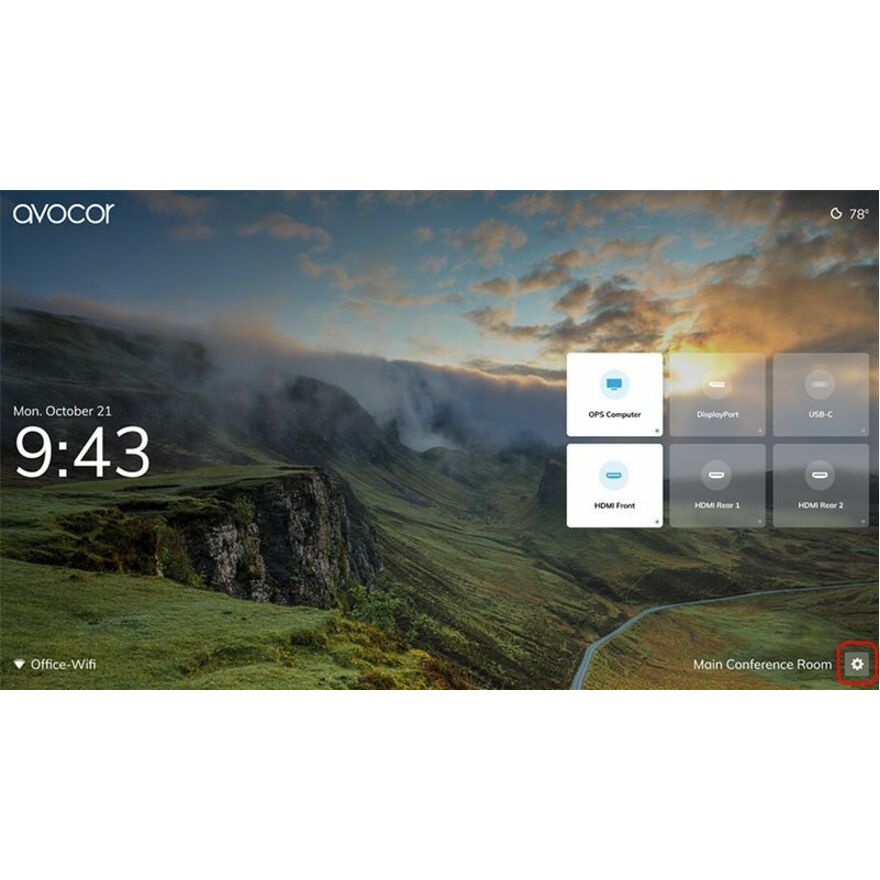 avocor AVB-5010 Digital Signage Display