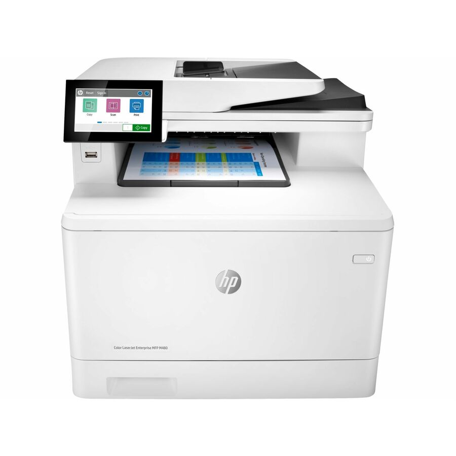 HP LaserJet Enterprise M480f Laser Multifunction Printer - Color