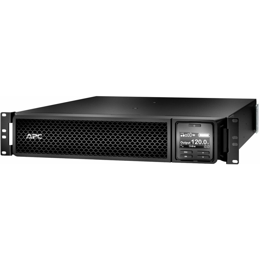 APC Smart-UPS On-Line, 1000VA, Rackmount 2U, 120V, 6x NEMA 5-15R outlets, Network Card, Extended runtime, W/ rail kit [TAA]