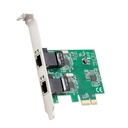 SYBA Multimedia 2 Port Gigabit Ethernet PCI-e x1 Network Card