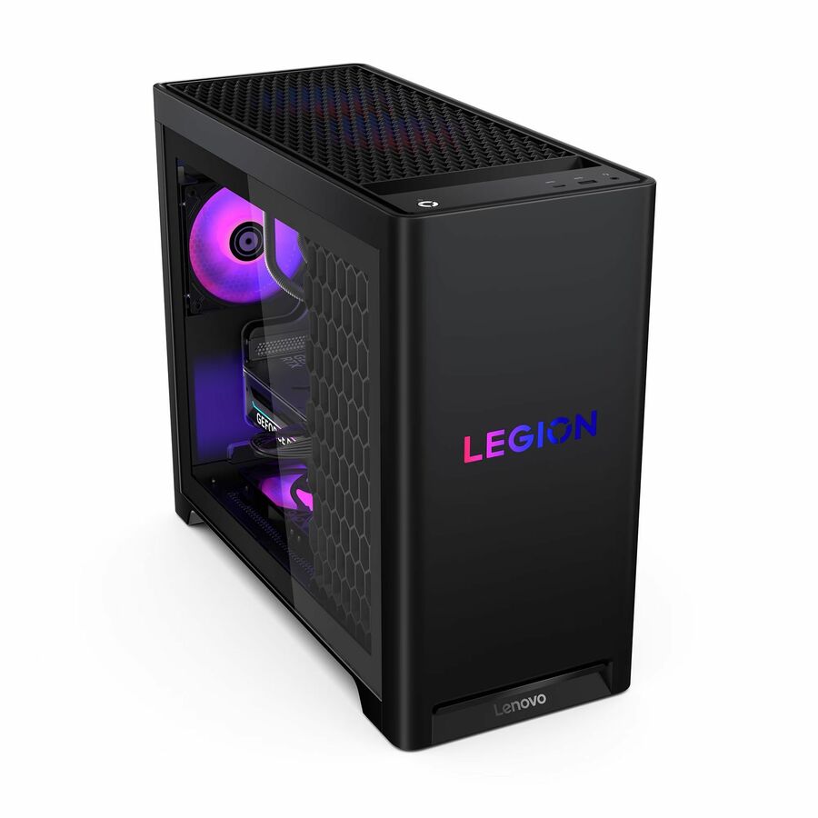 Lenovo Legion T5 30IAS10 90Y9000HUS Desktop Computer - Intel Core Ultra 7 Series 2 270K PLUS - 32 GB - 1 TB PCI Express NVMe 4.0 x4 SSD - Tower - Eclipse Black
