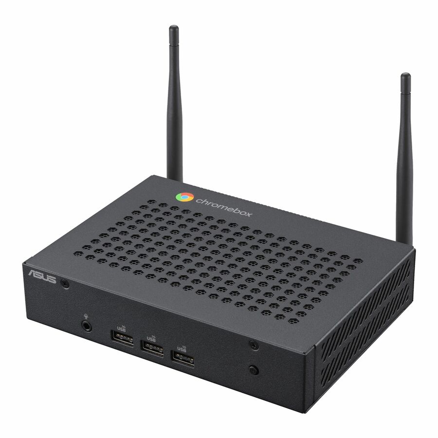 Asus Chromebox CF40-BC0001UN Chromebox - Intel Celeron N4500 - 8 GB - 64 GB Flash Memory Capacity - Mini PC - Black