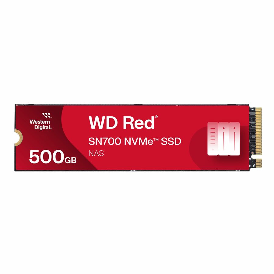 WD Red S700 WDS500G1R0C 500 GB Solid State Drive - M.2 2280 Internal - PCI Express NVMe (PCI Express NVMe 3.0 x4)
