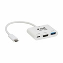 Eaton Tripp Lite Series USB-C Multiport Adapter - 4K 60 Hz HDMI, USB-A and USB-C Hub Ports, USB 3.2 Gen 1, 140W PD Charging, HDR, HDCP 2.3