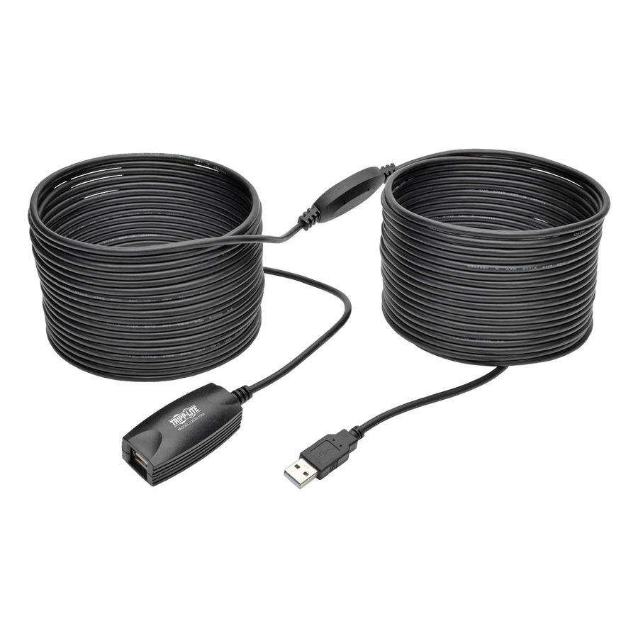 Eaton Tripp Lite Series USB 2.0 Active Extension Repeater Cable (A M/F), 15M (49.21 ft.)
