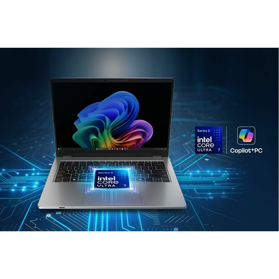 Acer TravelMate P2 14 AI TMP214-57 TMP214-57-53WY 14" Clamshell Copilot+ PC Notebook - WUXGA - 120 Hz - Intel Core Ultra 5 322 - 16 GB - 512 GB PCI Express NVMe 4.0 SSD - English (US) Keyboard - Silver