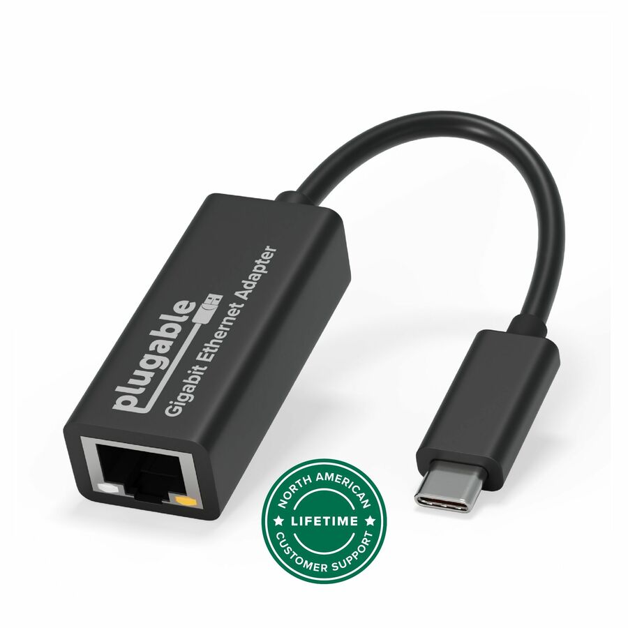 Plugable USB C Ethernet Adapter, Fast and Reliable Gigabit Connection