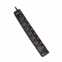 Eaton Tripp Lite Series ECO-Surge 7-Outlet Surge Protector, 6 ft. (1.83 m) Cord, 1080 Joules, 6 Individually Controlled Outlets, Black Housing