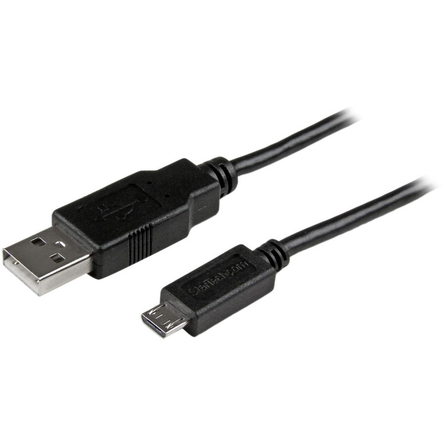 StarTech 3 ft Mobile Charge Sync USB to Slim Micro USB Cable for Smartphones and Tablets - A to Micro B M/M