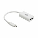 Eaton Tripp Lite Series USB-C to Displayport 4K 60Hz Adapter, White