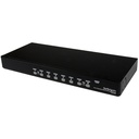 StarTech 8 Port 1U Rackmount USB PS/2 KVM Switch with OSD, TAA