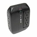 Eaton Tripp Lite Series Protect It! Surge Protector with 3 Rotatable Outlets, 3 Stationary, side facing Outlets, Direct-Plug In, 1200 Joules