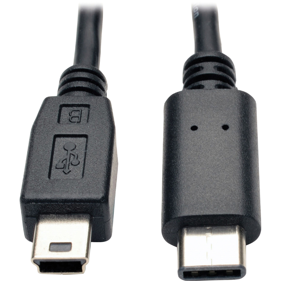 Eaton Tripp Lite Series USB 5-Pin Mini-B to USB-C Cable - USB 2.0, (M/M), 6 ft. (1.83 m)
