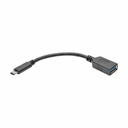 Eaton Tripp Lite Series USB-C to USB-A Adapter (M/F), USB 3.2 Gen 1 (5 Gbps), Thunderbolt 3 Compatible, 6-in. (15.24 cm)