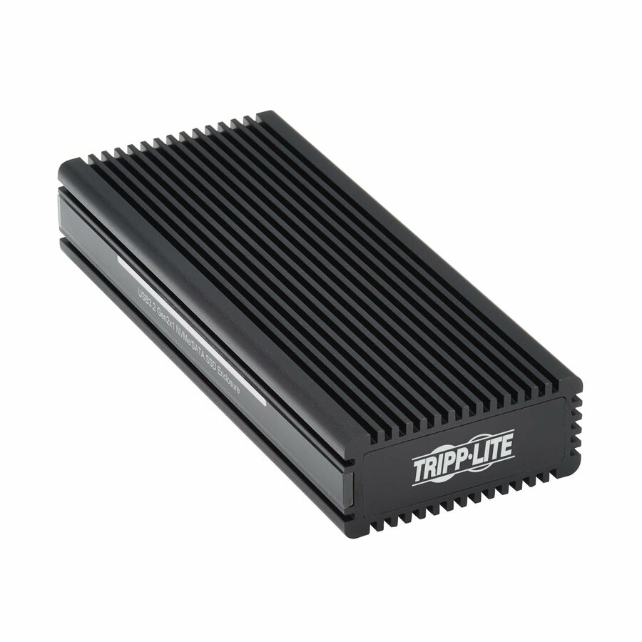 Eaton Tripp Lite Series USB-C to M.2 NVMe and SATA SSD (M-Key) Gaming Enclosure Adapter - USB 3.2 Gen 2 (10 Gbps), LEDs
