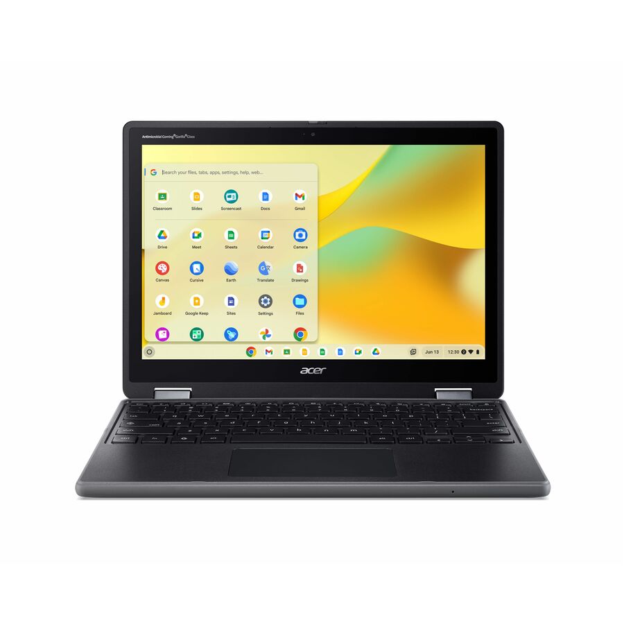 Acer Chromebook Spin 512 R857T R857T-C2Q8 12.2" Touchscreen Convertible 2 in 1 Chromebook - WUXGA - 60 Hz - Intel - 8 GB - 64 GB Flash Memory - English (US) Keyboard - Black