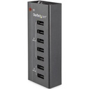 StarTech 7 Port USB Charging Station with 5x 1A Ports and 2x 2A Ports - USB Charging Strip for Multiple Devices - Smart Charging Capabilities - Wall-Mount Bracket
