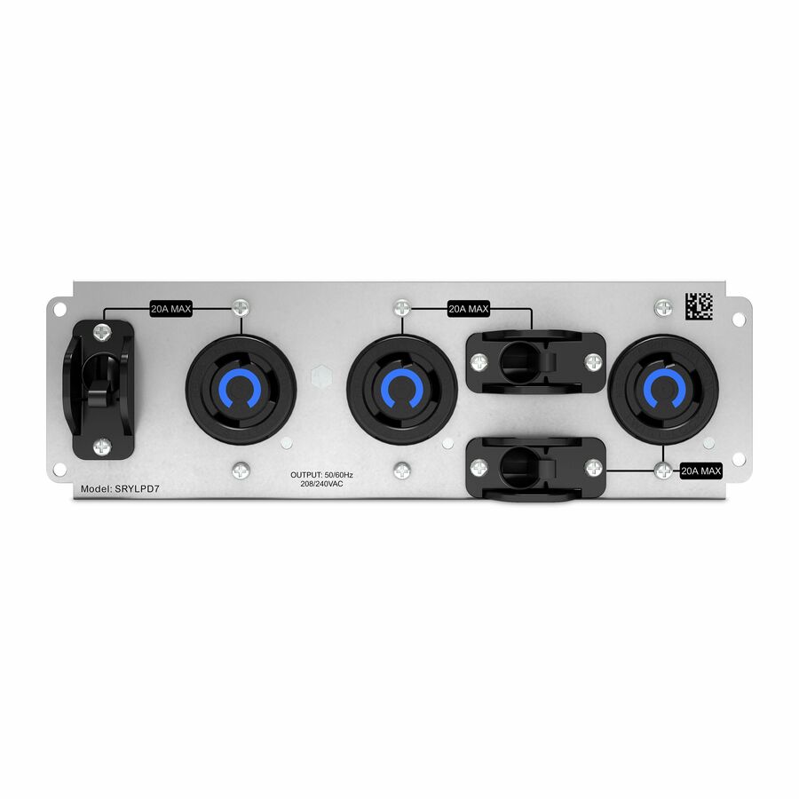 APC Backplate Kit with 3x NEMA L6-20R Outlets for Smart-UPS Modular Ultra