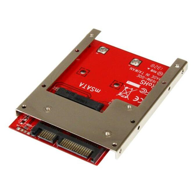 StarTech mSATA SSD to 2.5in SATA Adapter Converter, TAA