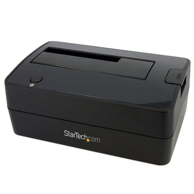 StarTech Single Bay USB 3.0 to SATA Hard Drive Docking Station, USB 3.0 (5 Gbps) Hard Drive Dock, External 2.5/3.5" SATA HDD/SSD Dock