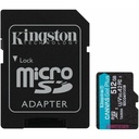 Kingston Canvas Go! Plus 512 GB Class 10/UHS-I (U3) V30 microSDXC