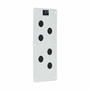 Eaton Tripp Lite Series SmartRack Cable Gland Plate for NEMA-Rated Enclosure Cabinets, 6 Ports (0.5 in.)
