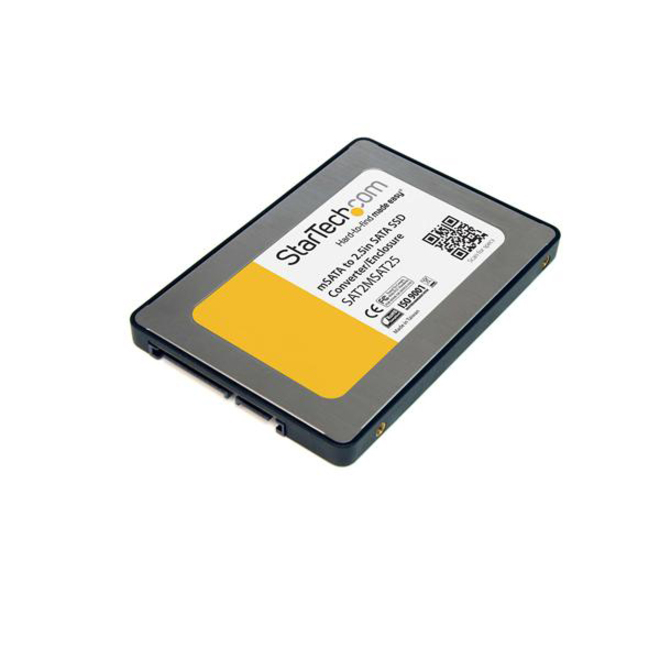 StarTech 2.5in SATA to Mini SATA SSD Adapter Enclosure, TAA