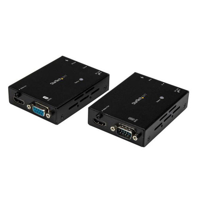 StarTech HDMI over CAT5e Extender with IR and Serial, HDBaseT Extender, HDMI over CAT6, 4K, TAA
