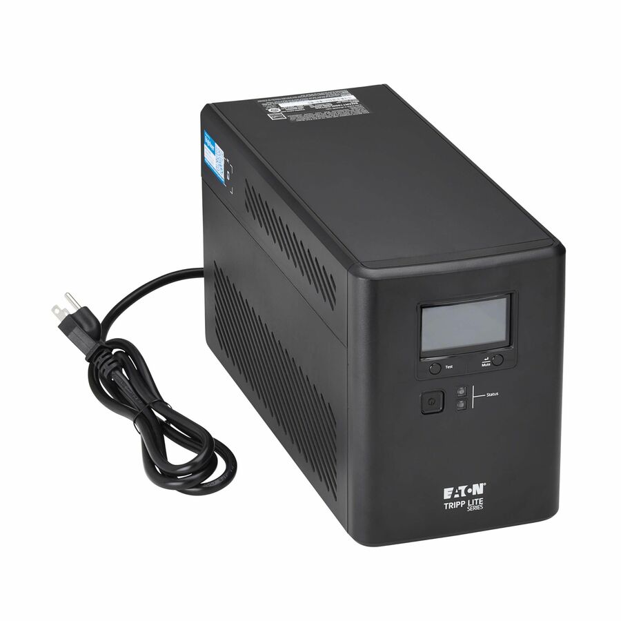 Eaton Tripp Lite Series 1000VA 600W 120V Line-Interactive Cloud-Connected UPS with Remote Monitoring - 10 NEMA 5-15R Outlets (5 Surge + 5 Surge and Battery Backup), LCD, 5-15P Plug, Tower