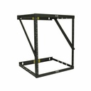 Eaton Tripp Lite Series SmartRack 8U/12U/22U Expandable Very Low-Profile Patch-Depth Wall-Mount 2-Post Open-Frame Rack
