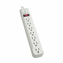 Tripp Lite by Eaton Protect It! 7-Outlet Surge Protector 6 ft. Cord 1080 Joules Diagnostic LED Light Gray Housing