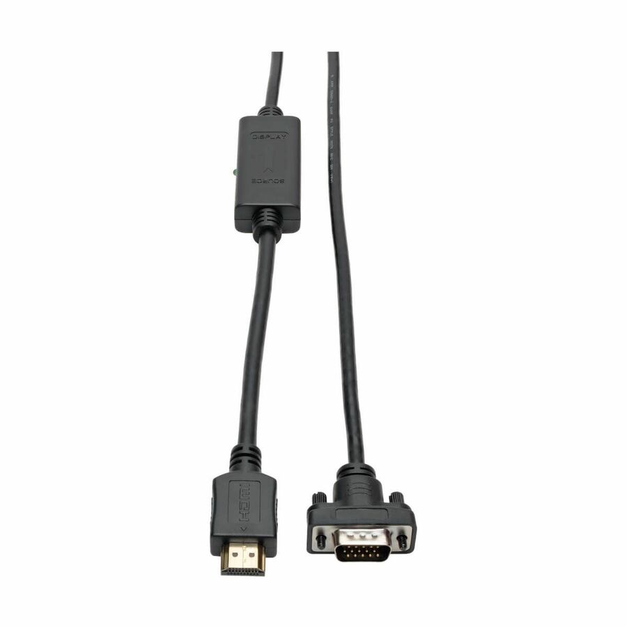 Tripp Lite by Eaton HDMI to VGA Active Adapter Cable (HDMI to Low-Profile HD15 M/M) 3 ft. (0.9 m)