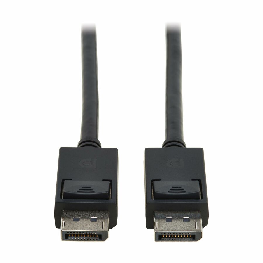 Eaton Tripp Lite Series DisplayPort 2.1 Cable with Latching Connectors (M/M), 8K 60 Hz, 40 Gbps, HDR, HBR3, MST, 4:4:4, HDCP 2.2, Black, 3 ft. (0.9 m)